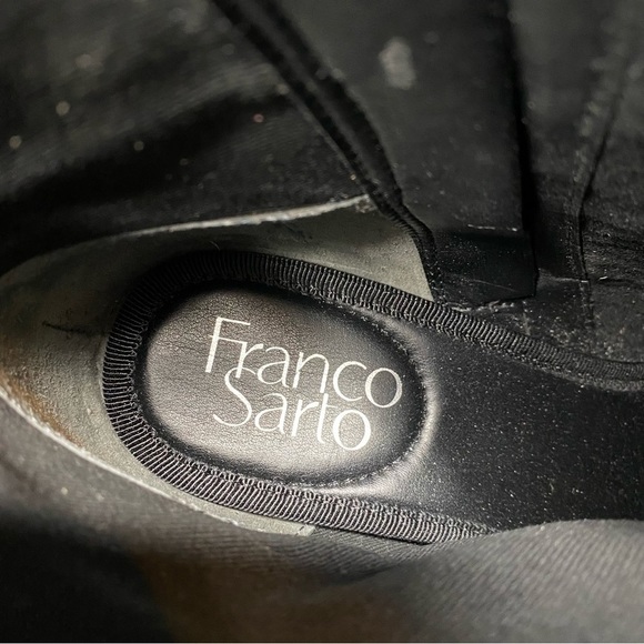 Franco Sarto Marquee Snake Print Square Toe Bootie 6 1/2 - Picture 12 of 14